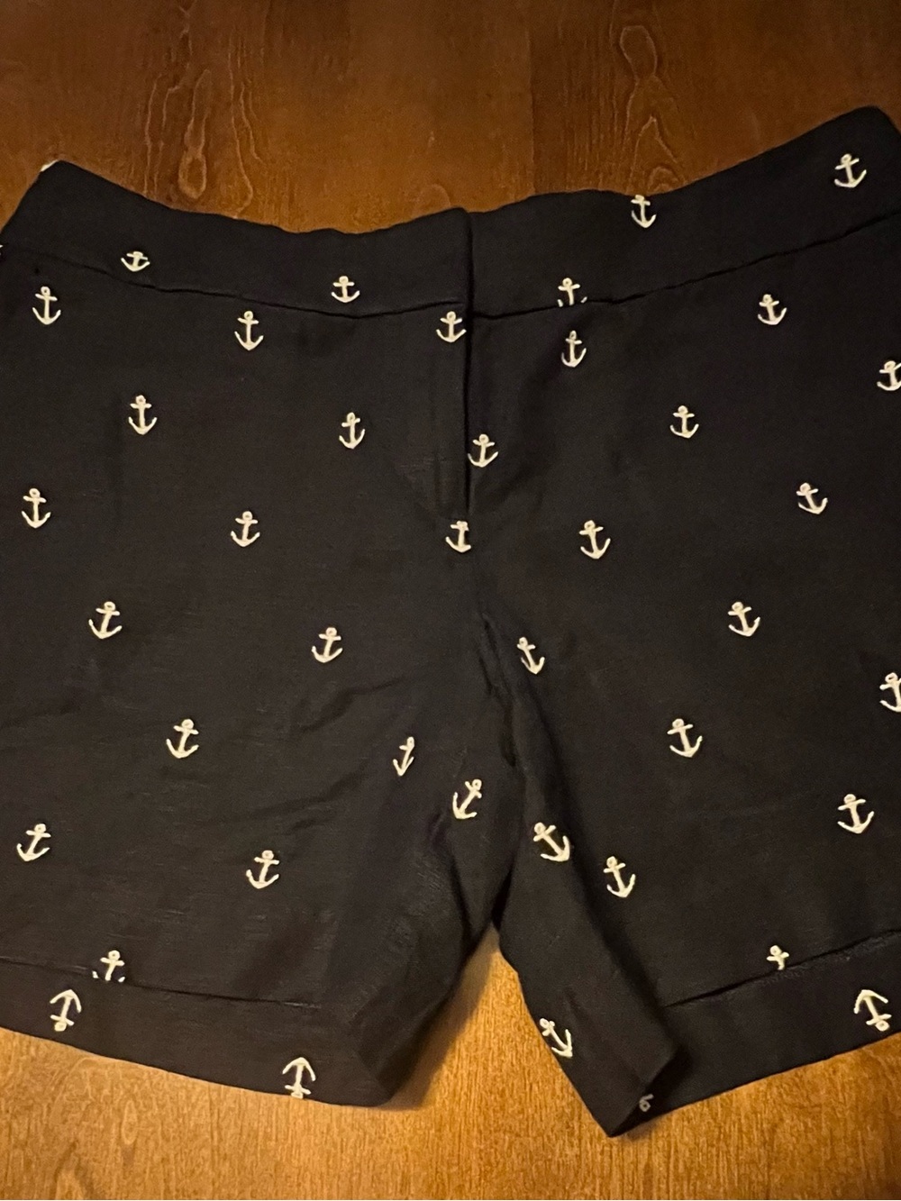 Loft Navy Anchor Print Women's Shorts new w/tags